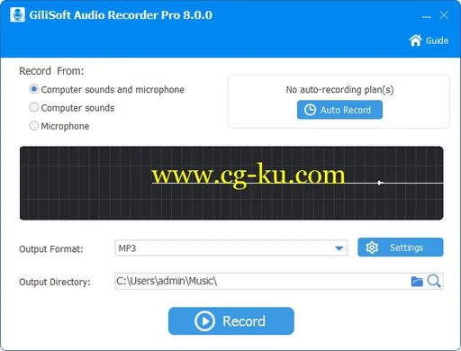 GiliSoft Audio Recorder Pro 8.4.0的图片1