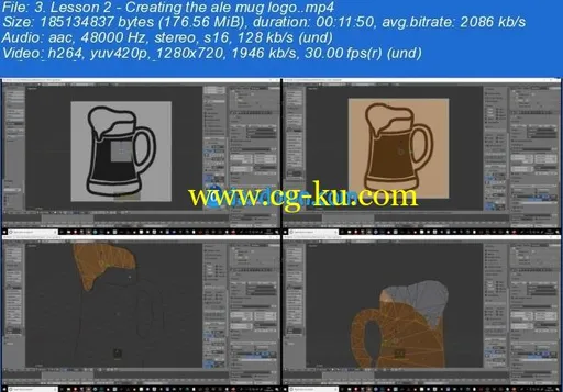 Blender Beginners Guide to 3D Modelling Game Asset Pipeline的图片1