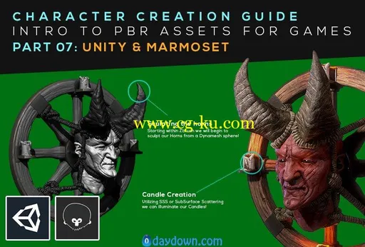 Skillshare – Character Creation Guide: PBR Assets for Games: Part 07: Unity & Marmoset的图片1