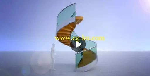 Parametric spiral staircase with Grasshopper for Rhino 3D的图片2