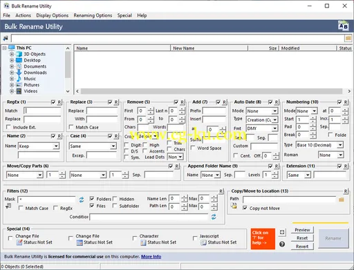 Bulk Rename Utility 3.2.0.0 Commercial的图片1