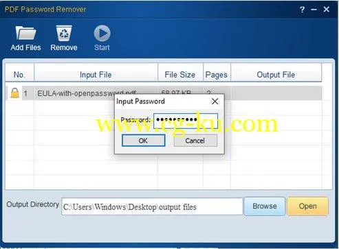 Lighten PDF Password Remover 2.0.0的图片1