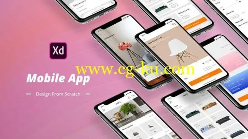 Mobile App Design From Scratch In Adobe XD 2019的图片2