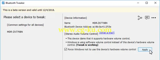 Bluetooth Tweaker 1.1.1.1的图片1