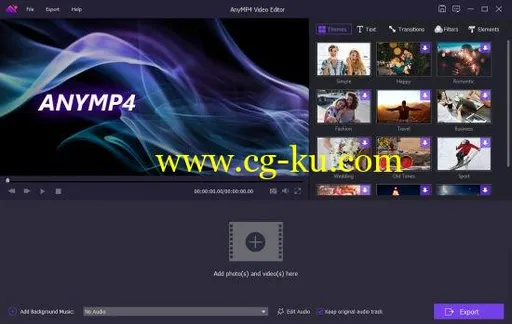 AnyMP4 Video Editor 1.0.16 Multilingual的图片1