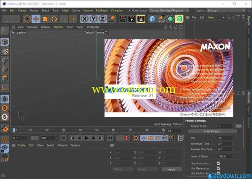 Maxon CINEMA 4D Studio R21.026 Win的图片1