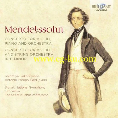 Slovak National Symphony Orchestra, Theodore Kuchar – Mendelssohn: Concerto for Violin String Orchestra in D Minor (2019) FLAC的图片1