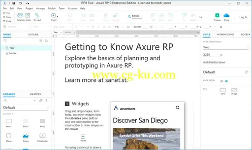 Axure RP 9.0.0.3665的图片1