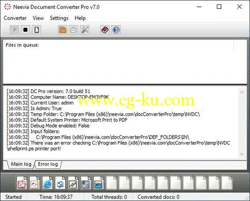 Neevia Document Converter Pro 7.0.0.80的图片1