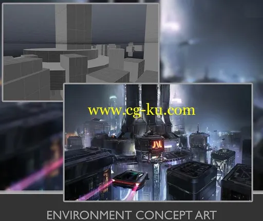 Gumroad – Environment Concept Art: Cityscape的图片1