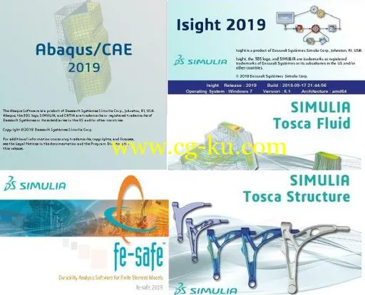 DS SIMULIA Suite 2019 HF5 (Abaqus/Isight/Fe-safe/Tosca) Update Only x64的图片1