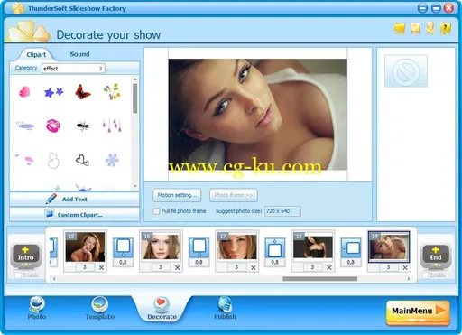 ThunderSoft Slideshow Factory 4.7.0 Multilingual的图片1