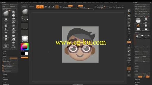 Skillshare – Zbrush For Beginners – Sculpt And Paint Your First Cartoon Character Head In Zbrush的图片1