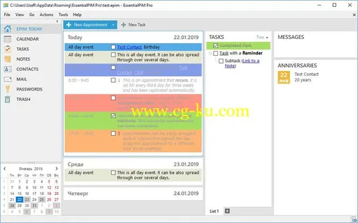 EssentialPIM Pro Business 8.6.1 Multilingual的图片1