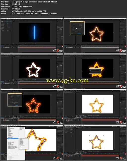 Visual Effects Motion Graphics | Beginner to Advanced | Adobe After Effects | Videocopilot Saber的图片2