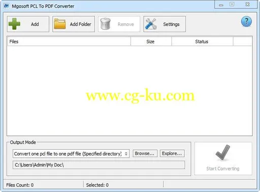 Mgosoft PCL To PDF Converter 12.1.2的图片1