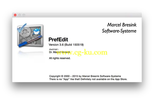 PrefEdit 4.3 MacOSX的图片1