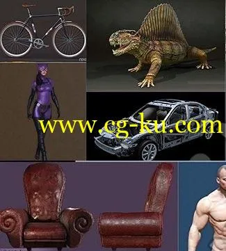 PBR Game 3D-Models Bundle October 2019的图片1