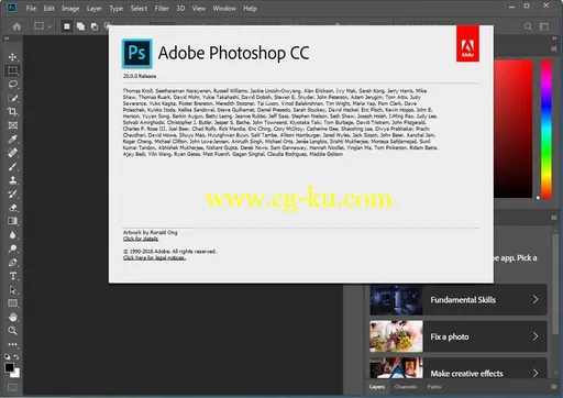 Adobe Photoshop CC 2019 v20.0.7 Multilingual的图片1