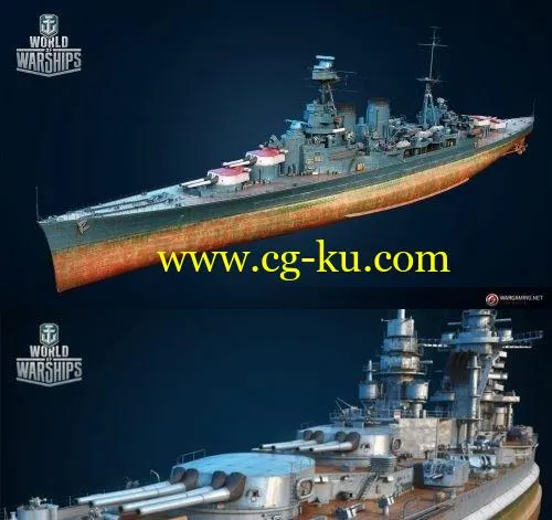 World of Warships 3D-Models Collection的图片1