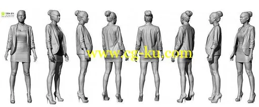 3D Scan – Female reference pack的图片1