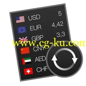 Currencier 2.4.1 Multilingual MacOSX的图片1