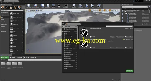 V-Ray Next v4.30.00 ADV for Unreal 4.21-22-23的图片1