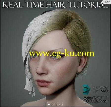 Gumroad – Real time hair tutorial by Georgian Avasilcutei的图片1