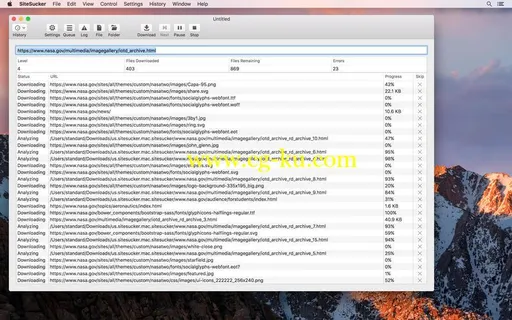 SiteSucker 3.0 Multilingual MacOSX的图片1