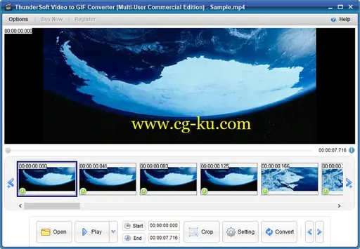 ThunderSoft Video to GIF Converter 2.7.0的图片1