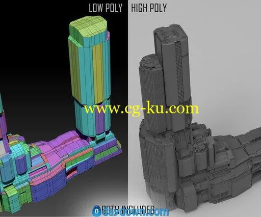 ArtStation Marketplace – CityKit: Sci-Fi Edition Part 1的图片1