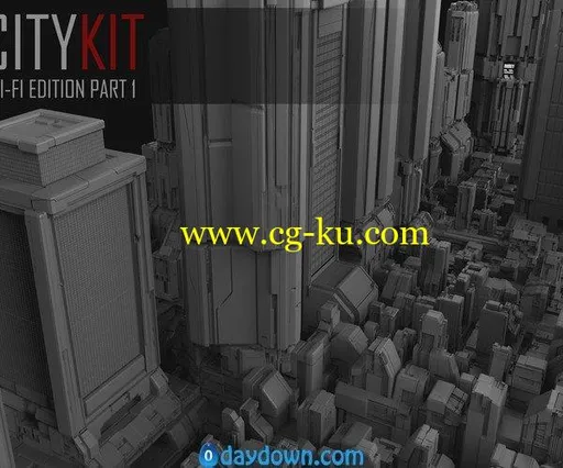 ArtStation Marketplace – CityKit: Sci-Fi Edition Part 1的图片2