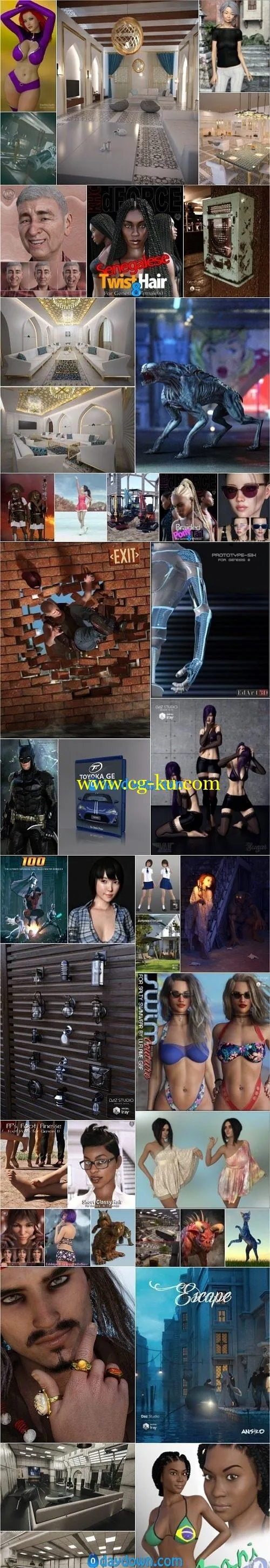 Daz 3D, Poser Bundle 2 November 2019的图片1