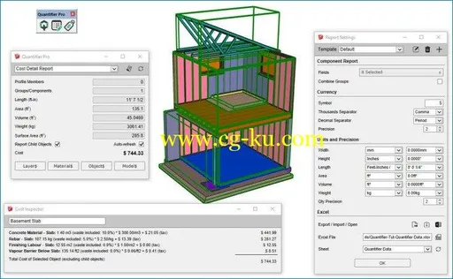 Quantifier Pro 1.0.6 for Sketchup 2019的图片1