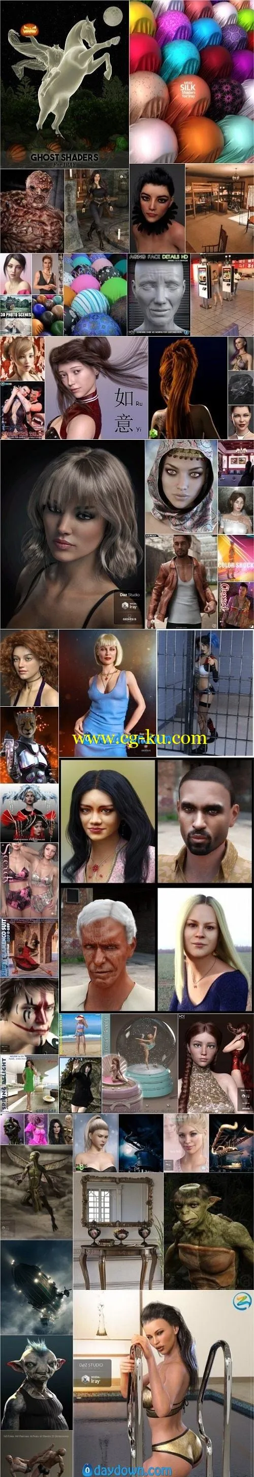 Daz 3D, Poser Bundle 3 November 2019的图片1