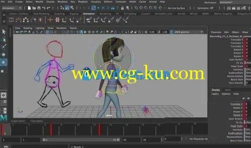 Skillshare – Walk Cycle Animation in Maya – Beginner Level的图片1