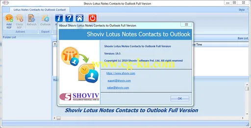 Shoviv Lotus Notes Contacts to Outlook 19.5的图片1