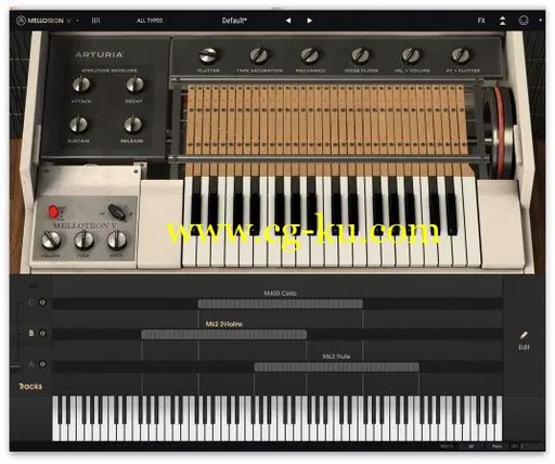 Arturia Mellotron V v1.1.0.3410 MacOS的图片1