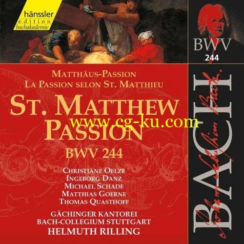 Gchinger Kantorei – J.S. Bach: Matthus-Passion, BWV 244 (2019) FLAC的图片1