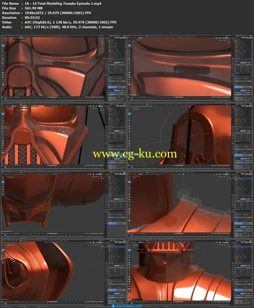 Blender 2.8 – Darth Vader 3D Character Creation的图片1