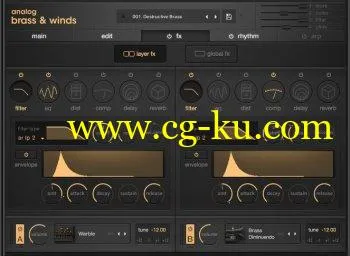 Output Analog Brass and Winds v1.0.1 KONTAKT的图片1