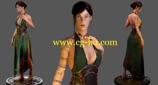 Mythological Female Character – Complete Game Pipeline的图片1