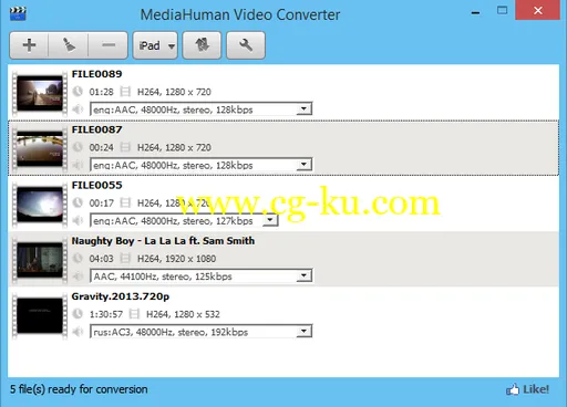 MediaHuman Video Converter 1.2.1.0的图片1