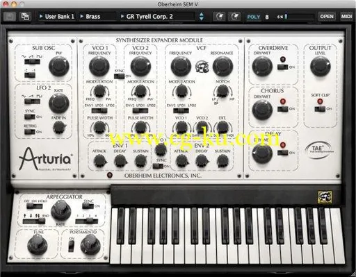 Arturia SEM V2 v2.5.0.3410 MacOS的图片1