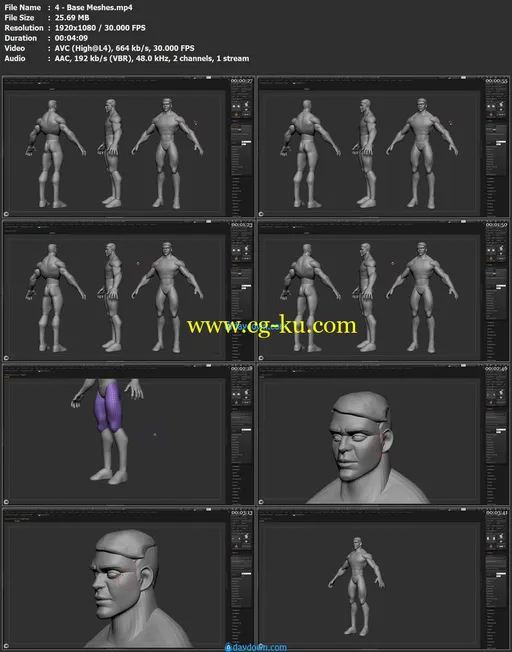 Stylized Game Art: Character Sculpting for Video Games | Part 01: Project Overview Blockin的图片2