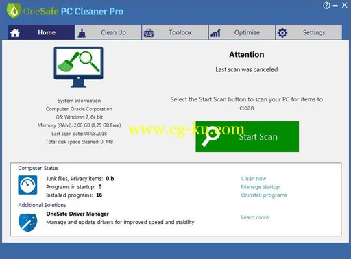 OneSafe PC Cleaner Pro 7.0.3.66 Multilingual的图片1