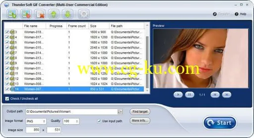 ThunderSoft GIF to PNG Converter 2.7.0的图片1