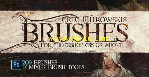 Cubebrush – Brushes Greg Rutkowski的图片1