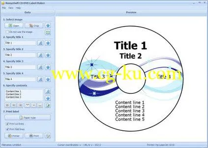 RonyaSoft CD DVD Label Maker 3.40 Multilingual的图片1