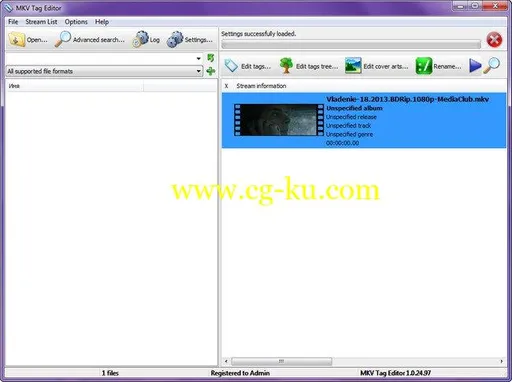 3delite MKV Tag Editor 1.0.36.114 x86/x64的图片1